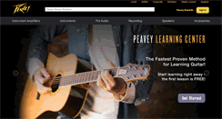 Desktop Screenshot of peavey.com